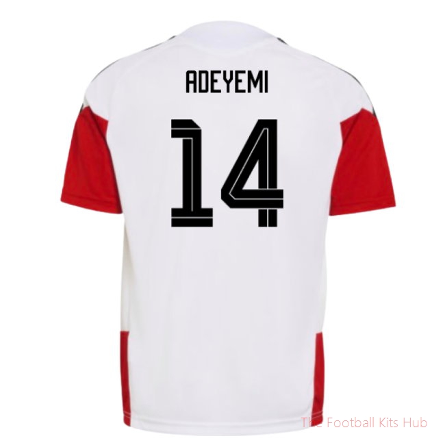 2026-2027 Germany Training Jersey (White) - Kids (Adeyemi 14)
