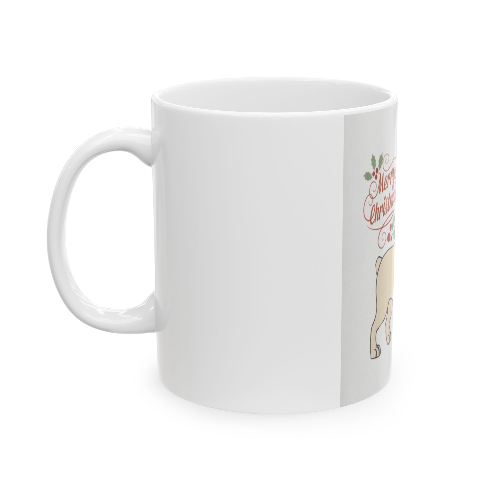 Stylish Mery Christmas - Ceramic Mug, (11oz, 15oz) for French