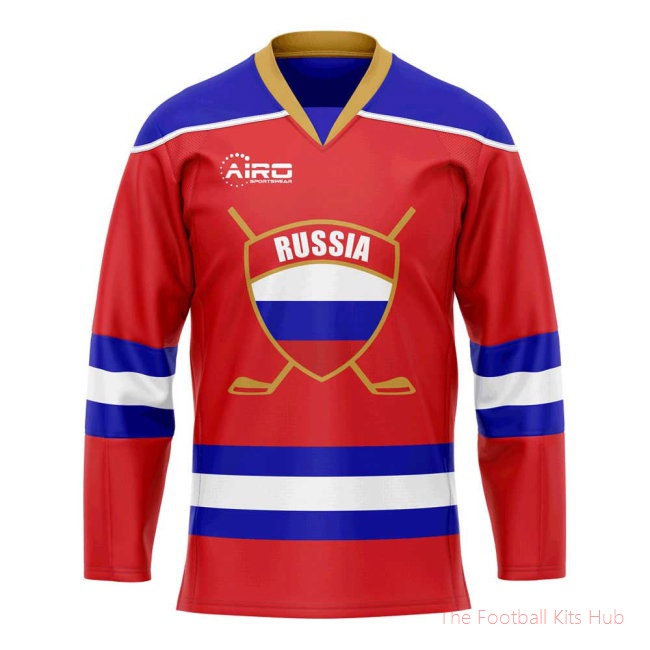 Men Russia Home Ice Hockey Shirt