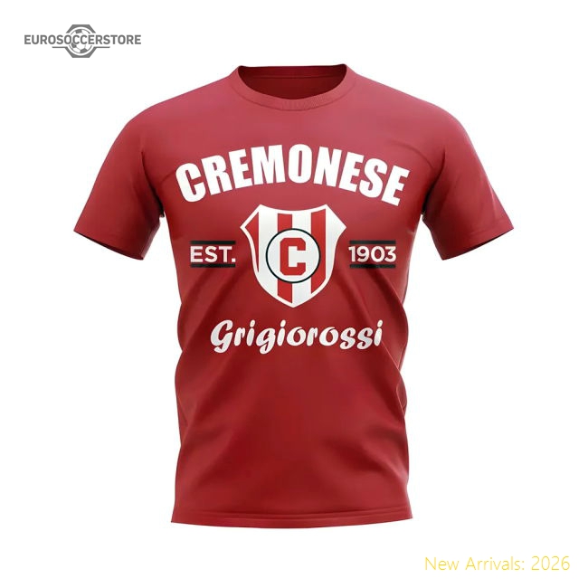 Cremonese Established Football Fan T-shirt (red) - Fan Collection