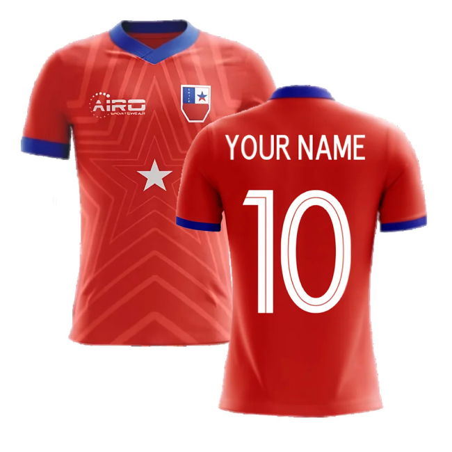 Jersey 2025-2026 Chile Home Concept Football Shirt (Your Name)