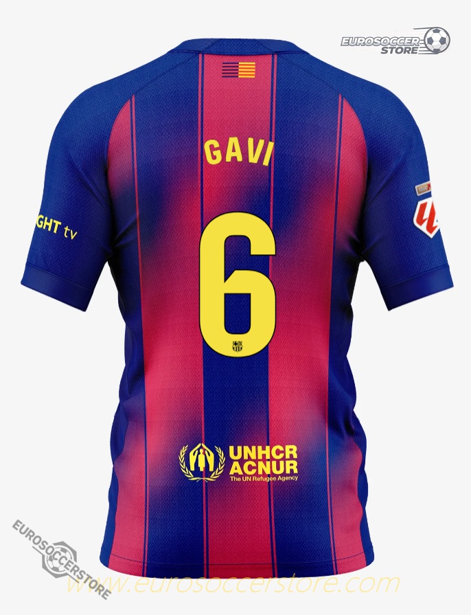 Ed Sheeran x Barcelona El Clásico GAVI 6 Jersey 25-26