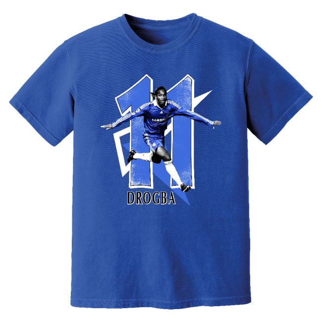 Chelsea Drogba #none Ultra Comfort Authentic New Release Fan Jersey...