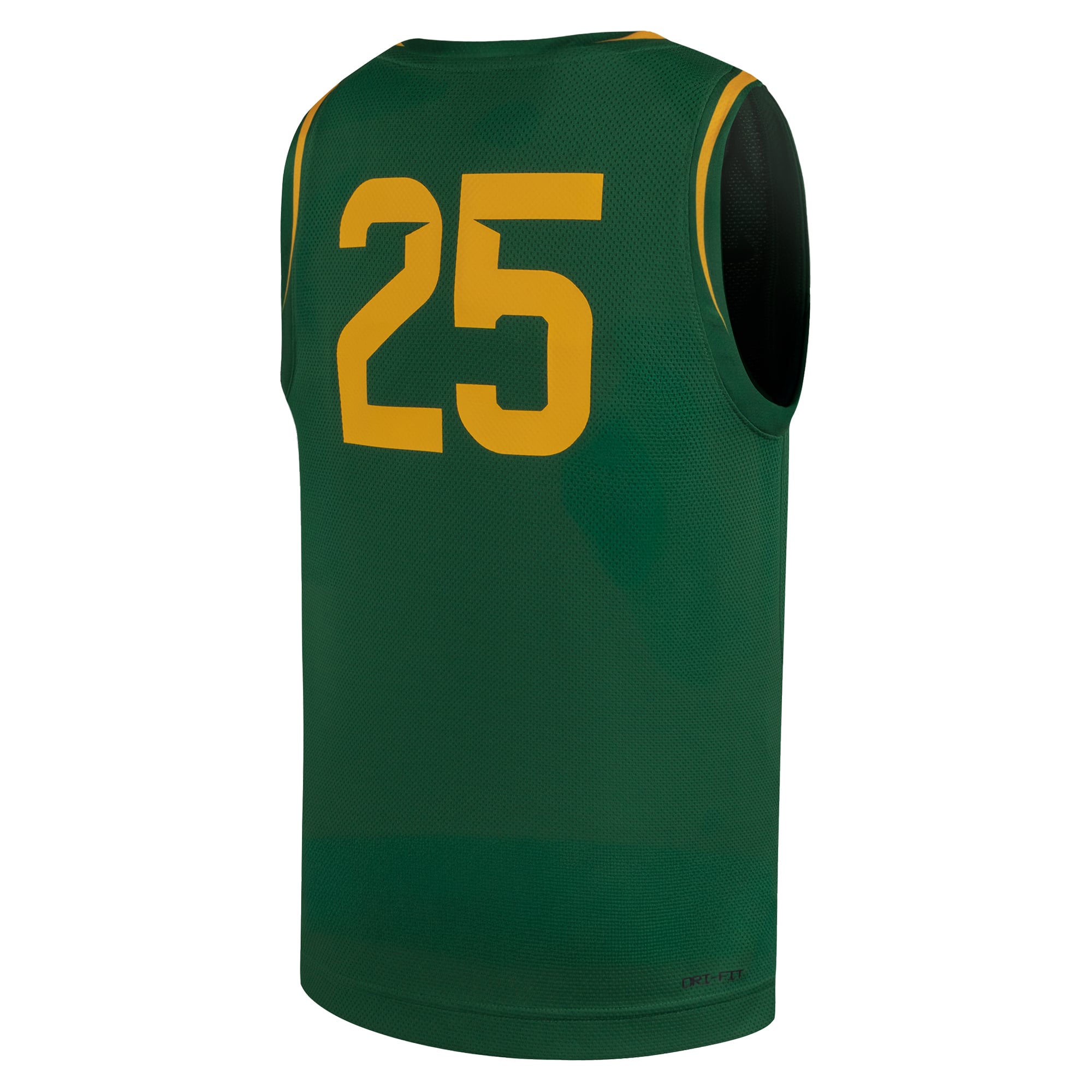 #25 Baylor Bears Nike Youth Replica Basketball Jersey - Forest Green