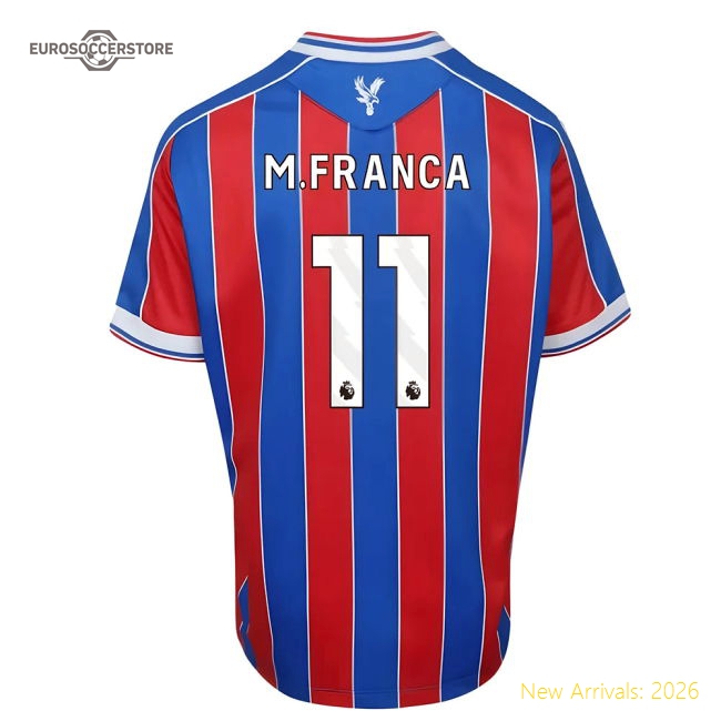 Non-toxic Kids Football Team M.franca Jersey 2025-2026 Tag-free