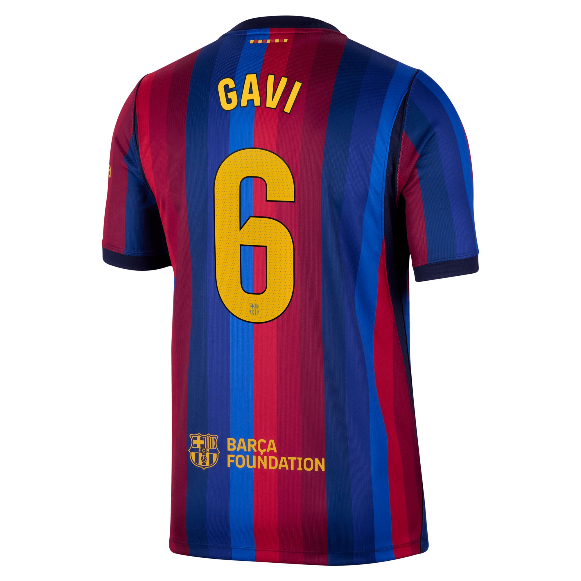 [SJH] Gavi #6 Barcelona 2026/27 Home Stadium Replica Jersey - Red