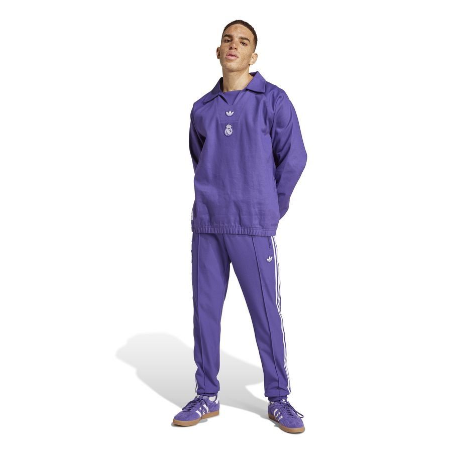 Real Madrid Shirt Drill Top Terrace Icons - Unity Purple