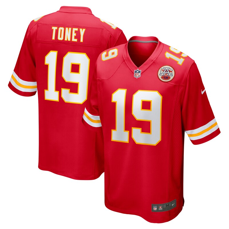None Kadarius Toney KC Chiefs Powerful Game-Ready Jersey Football Appa