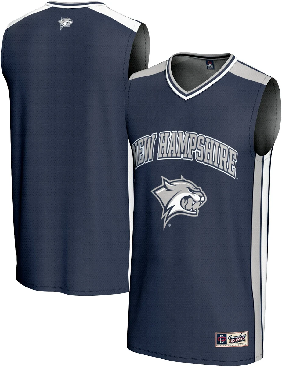 [NJP] New Hampshire Wildcats GameDay Greats Youth Basketball Jersey - Navy