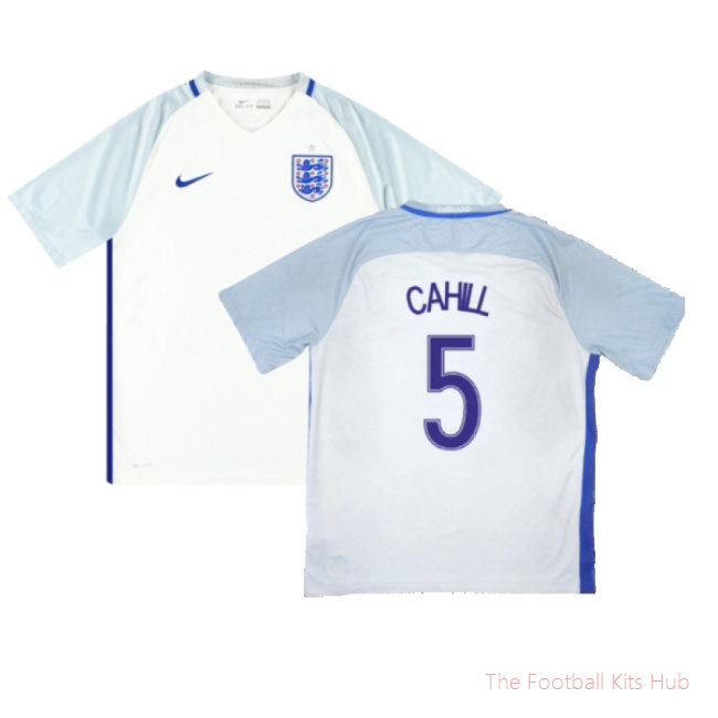 England 2016-18 Home (L) Barkley #19 (Excellent) (Cahill 5)