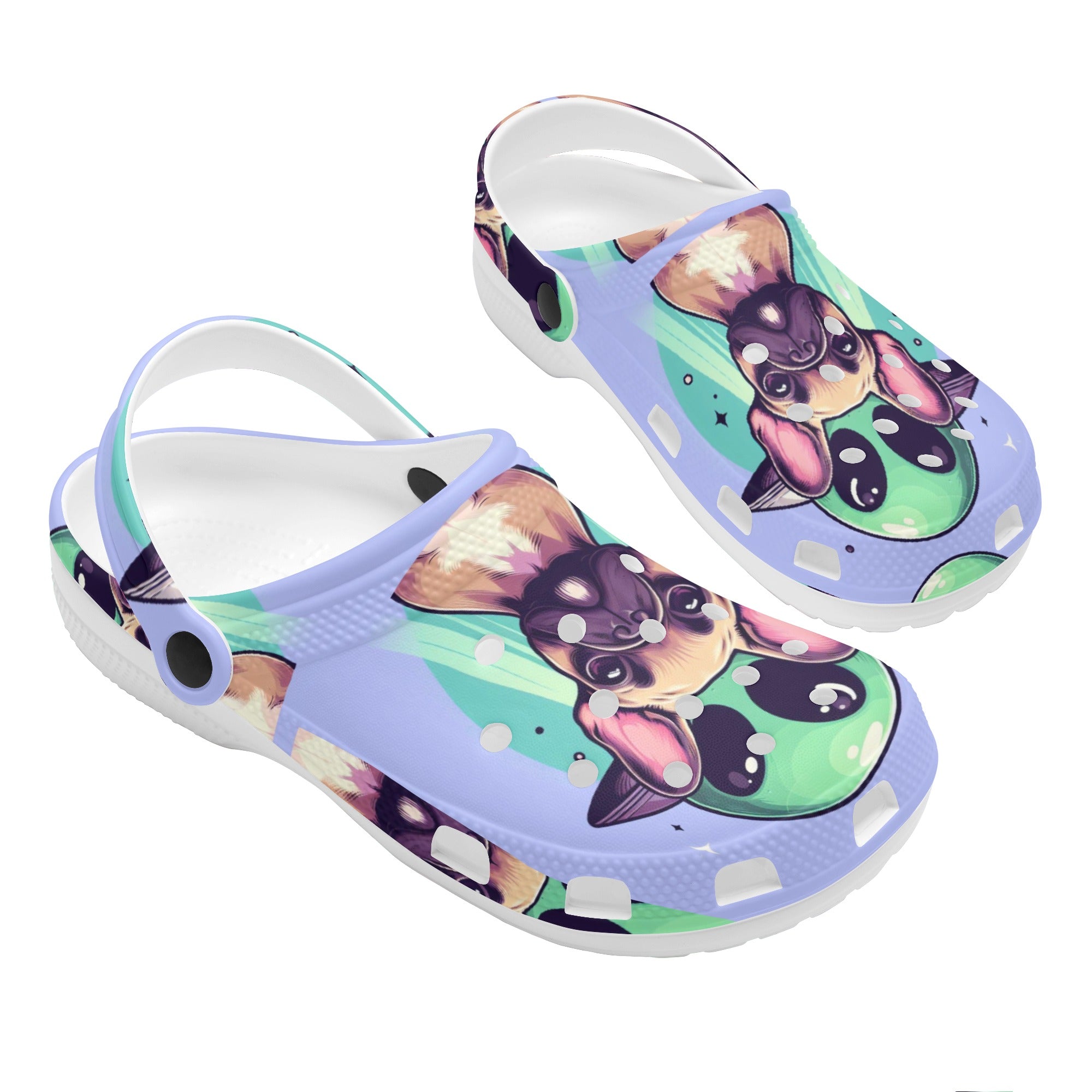 Lucky - Bulldog Unisex Clogs Outdoor Use | Durable Build