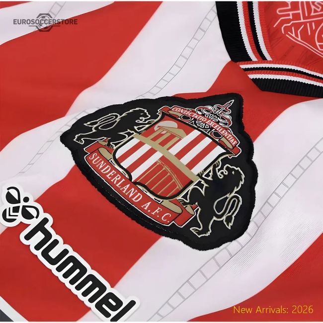 First-class 2025-2026 Sunderland Home Shirt - Official Edition