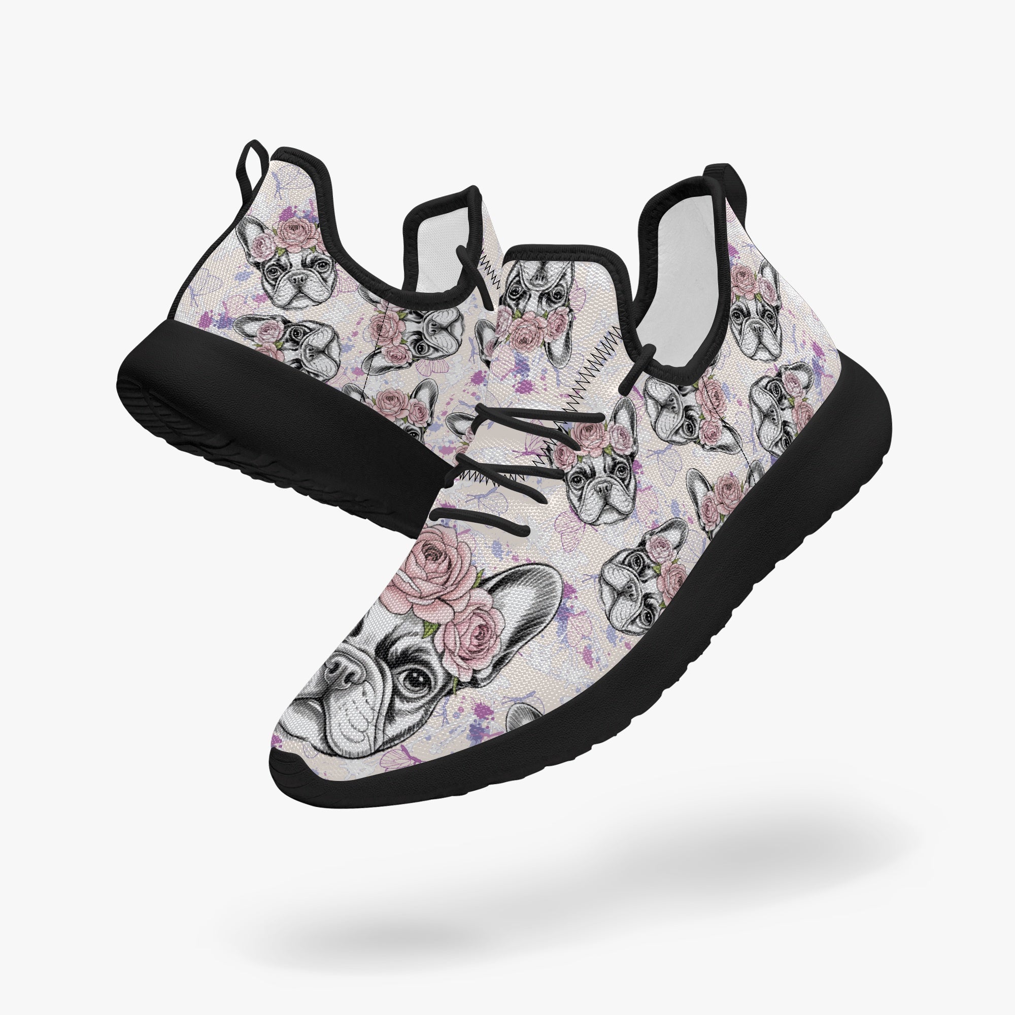 Lifestyle-Driven Dumpling - Classic Sneakers for French Bulldog Lovers