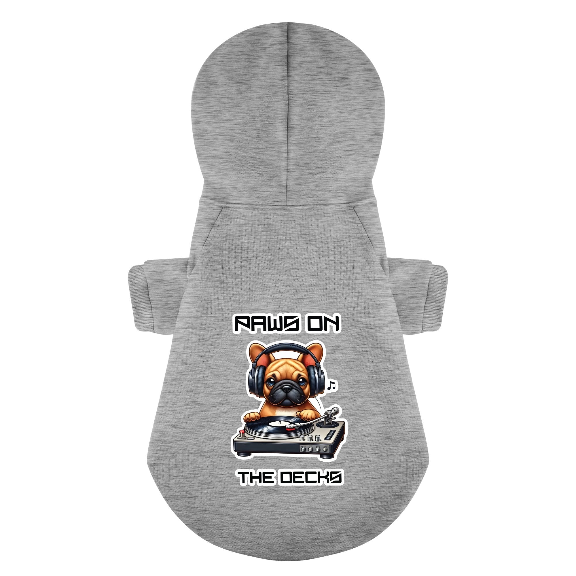 French Bulldog Paws On The Decks Personalized French Bulldog Hoodies