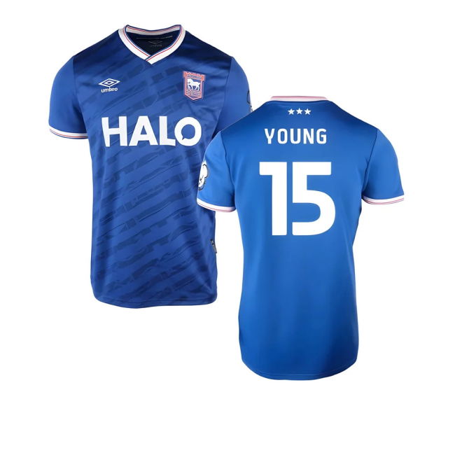 Adult 2025-2026 Ipswich Town Home Shirt (Young 15)