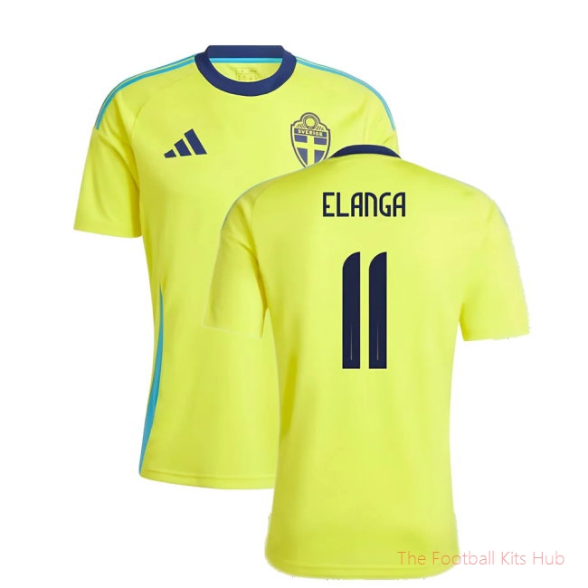 2024-2025 Sweden Home Fan Shirt (ELANGA 11)
