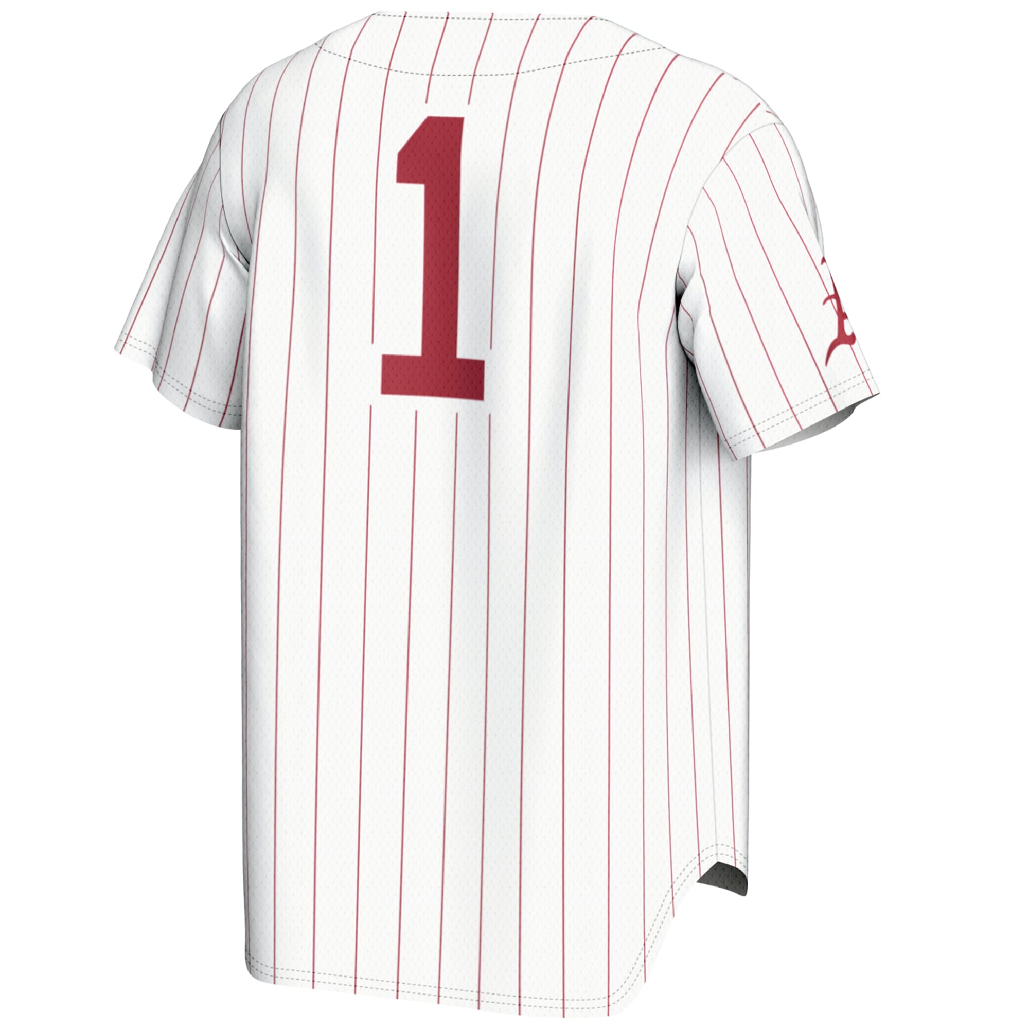 #1 Arkansas Razorbacks GameDay Greats Lightweight Baseball Jersey - White