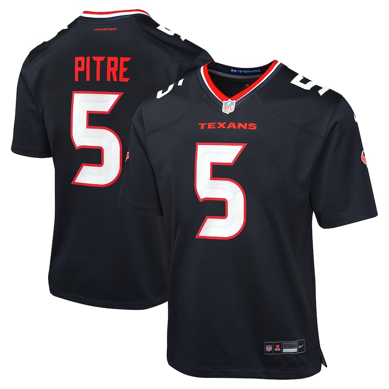 None Jalen Pitre Houston Texans Bold Replica Jersey Game Day Wear