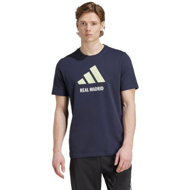 2025-2026 Real Madrid Seasonal Graphic Tee (Legend Ink)