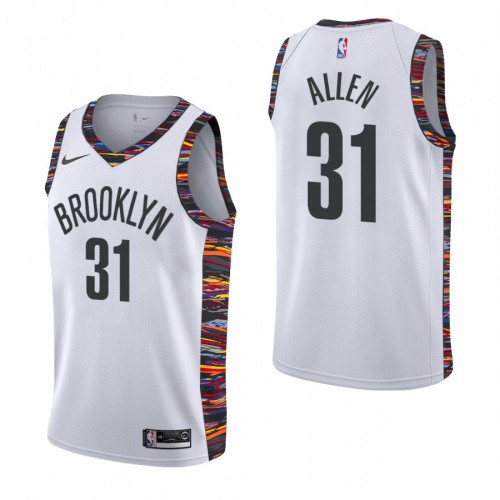 Nets White Brooklyn Nets #31 Nike Jersey - Basketball Jersey