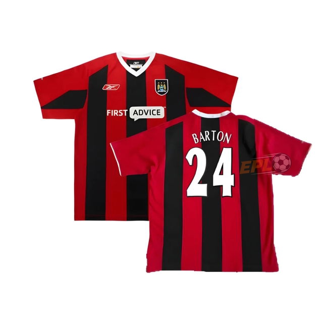 2003-04 Man City Soccer Jerseys luxury Away Shirt - Adults