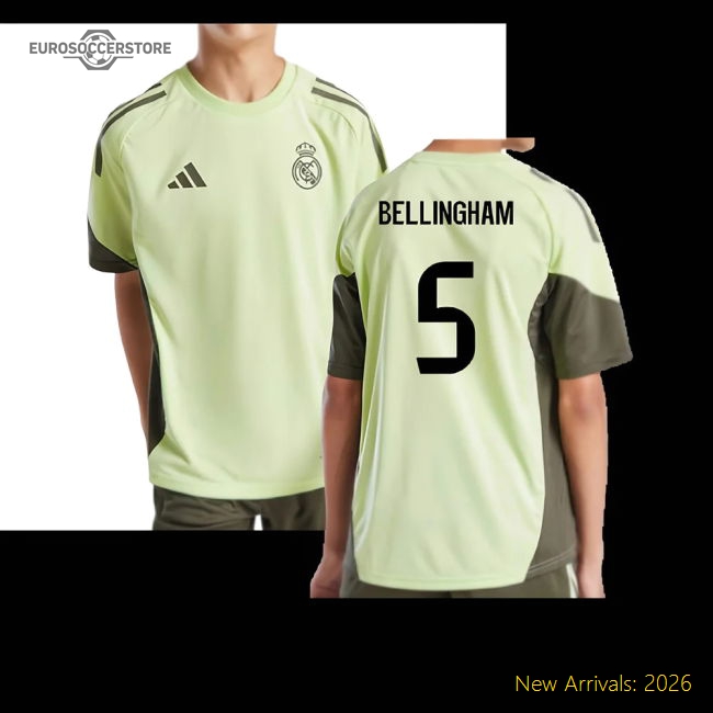 2025-2026 Football Team Kids Soft Bellingham Jersey Performance Fabric