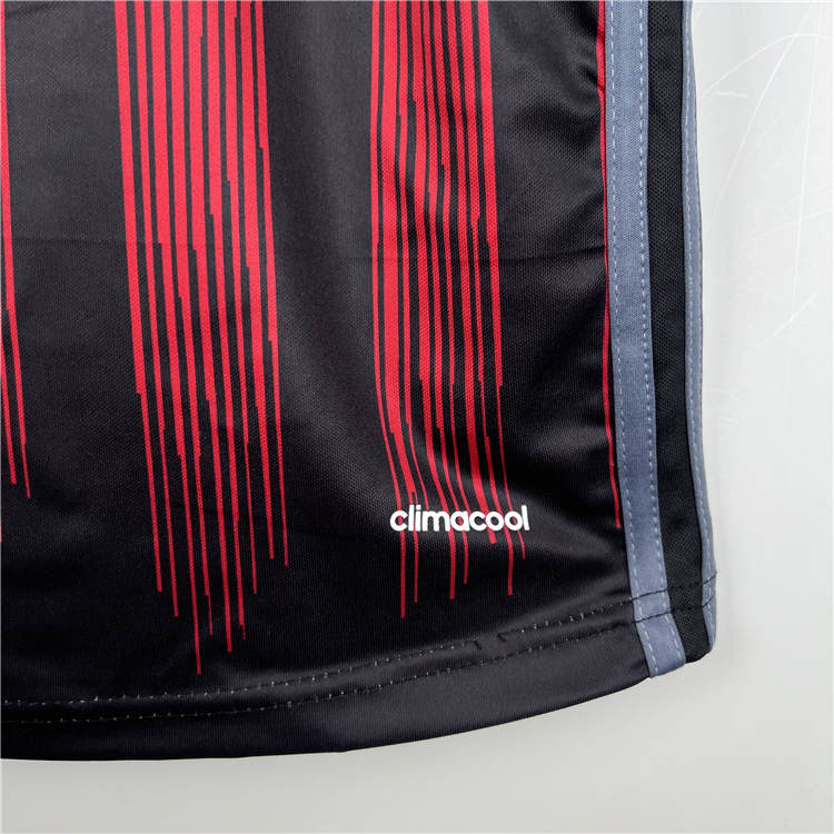 Authentic Advanced Fabric AC Milan 1617 Retro Home Shirt