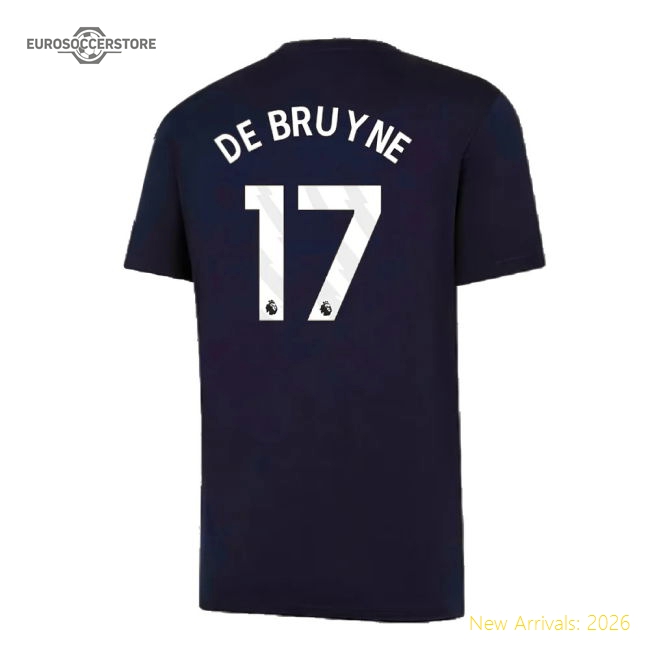 Man City De Bruyne Soft Kids Jersey Performance Fabric Quick-dry