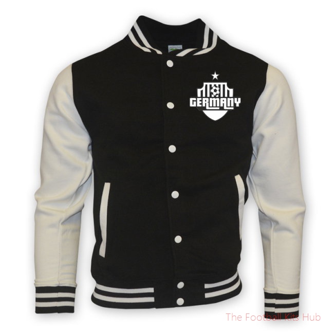 Germany College Baseball Jacket (black) UEFA Euro