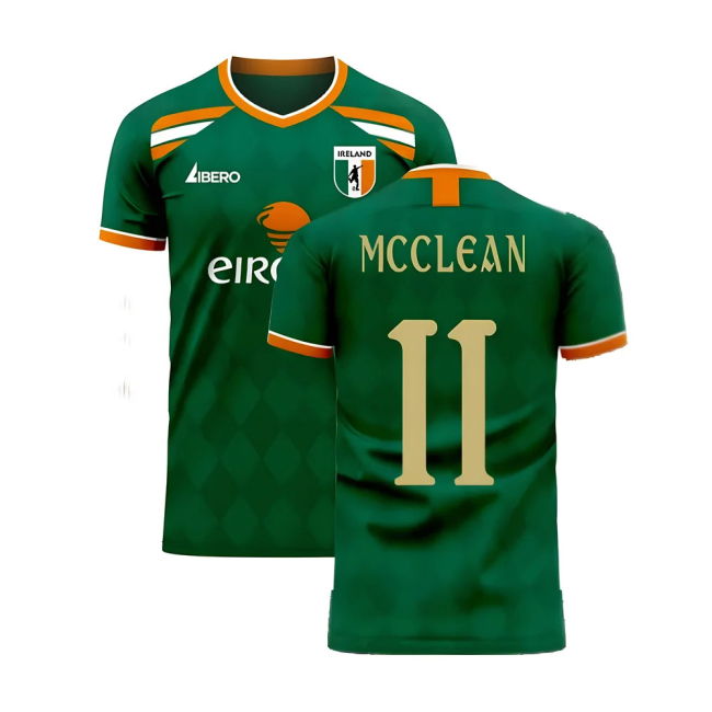 MCCLEAN 11 Ireland International Team Replica Jersey - Adults Version