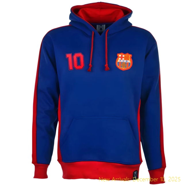 High-Quality Barca Barcelona Number 10 Retro Hoodie - Affordable