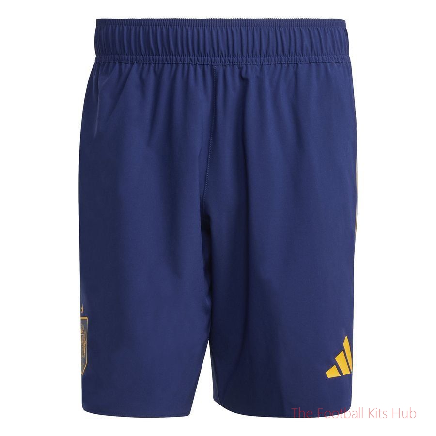 Spain Training Shorts Tiro 26 Travel World Cup 2026 - Dark Blue