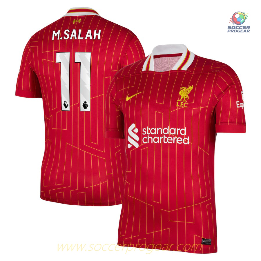 Liverpool Home Team Soccer Shirt 2024/25 Collection Salah