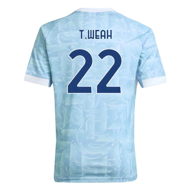 High Performance True Juve Juventus Away Shirt Kids T Weah #22 202...
