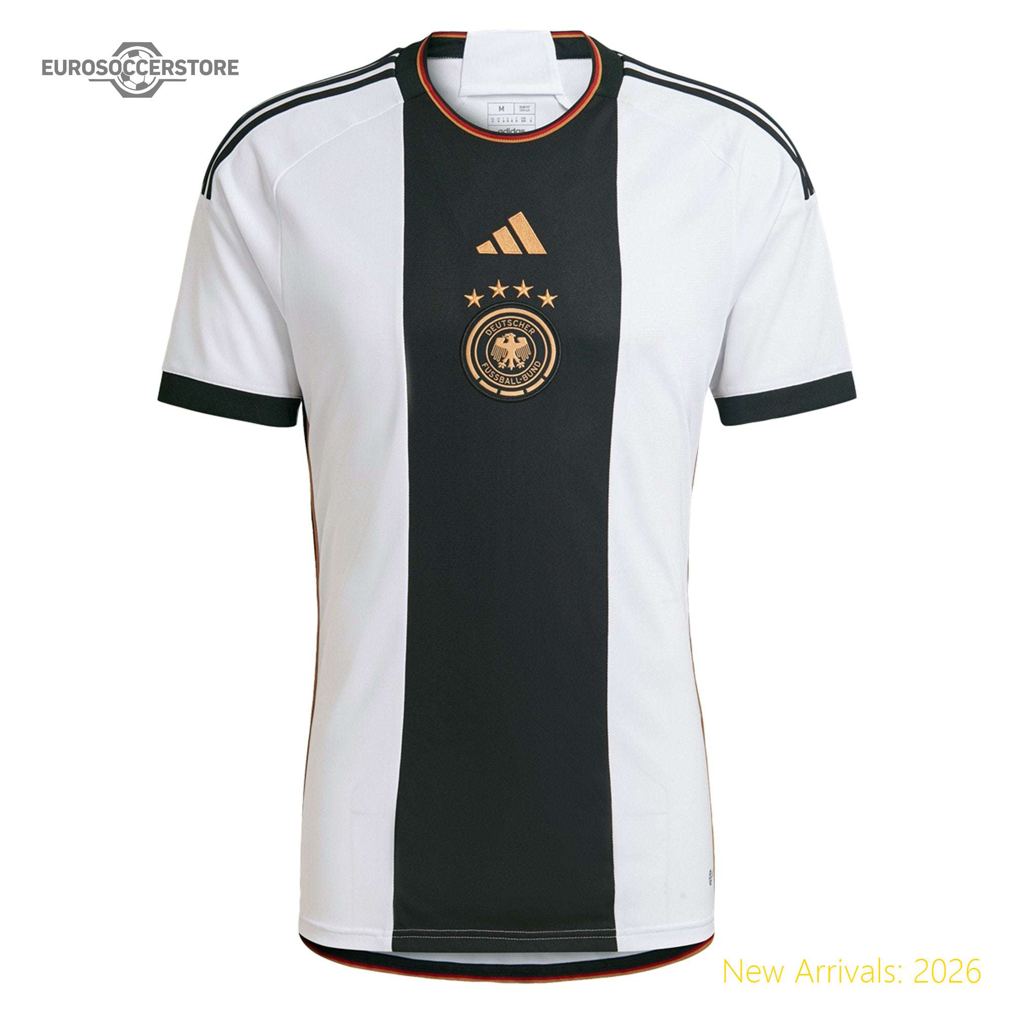 Modern Design Men Official Ger Football Star Home Jersey 2022
