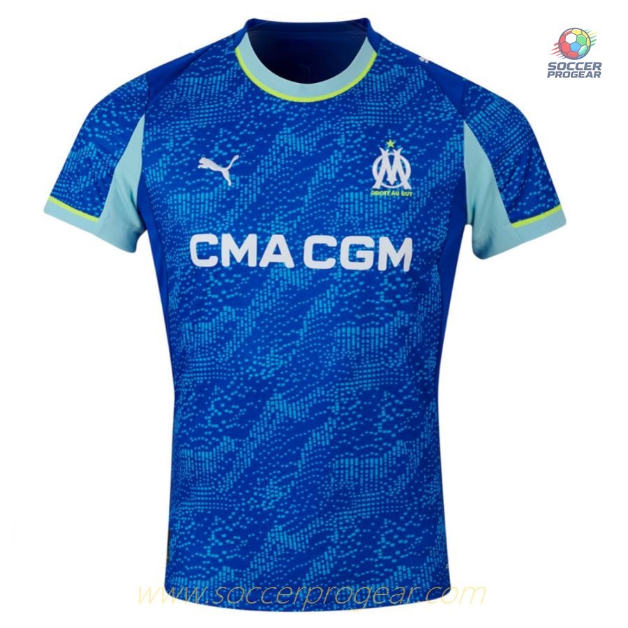 OM Ligue 1 Third Youthren's Football Kit Team Jersey 2025-26 Edition