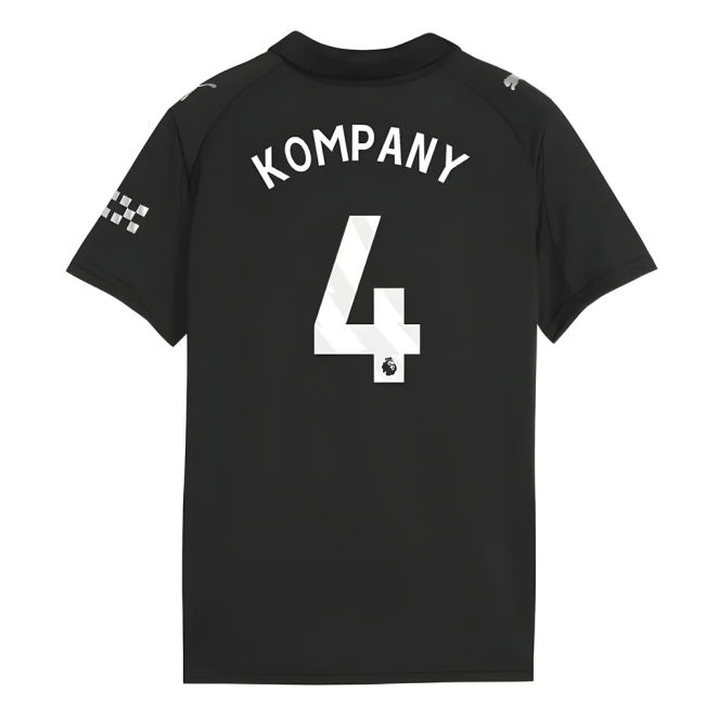 soccer jersey 2025-2026 Man City Away Shirt (Kids) (Kompany 4)