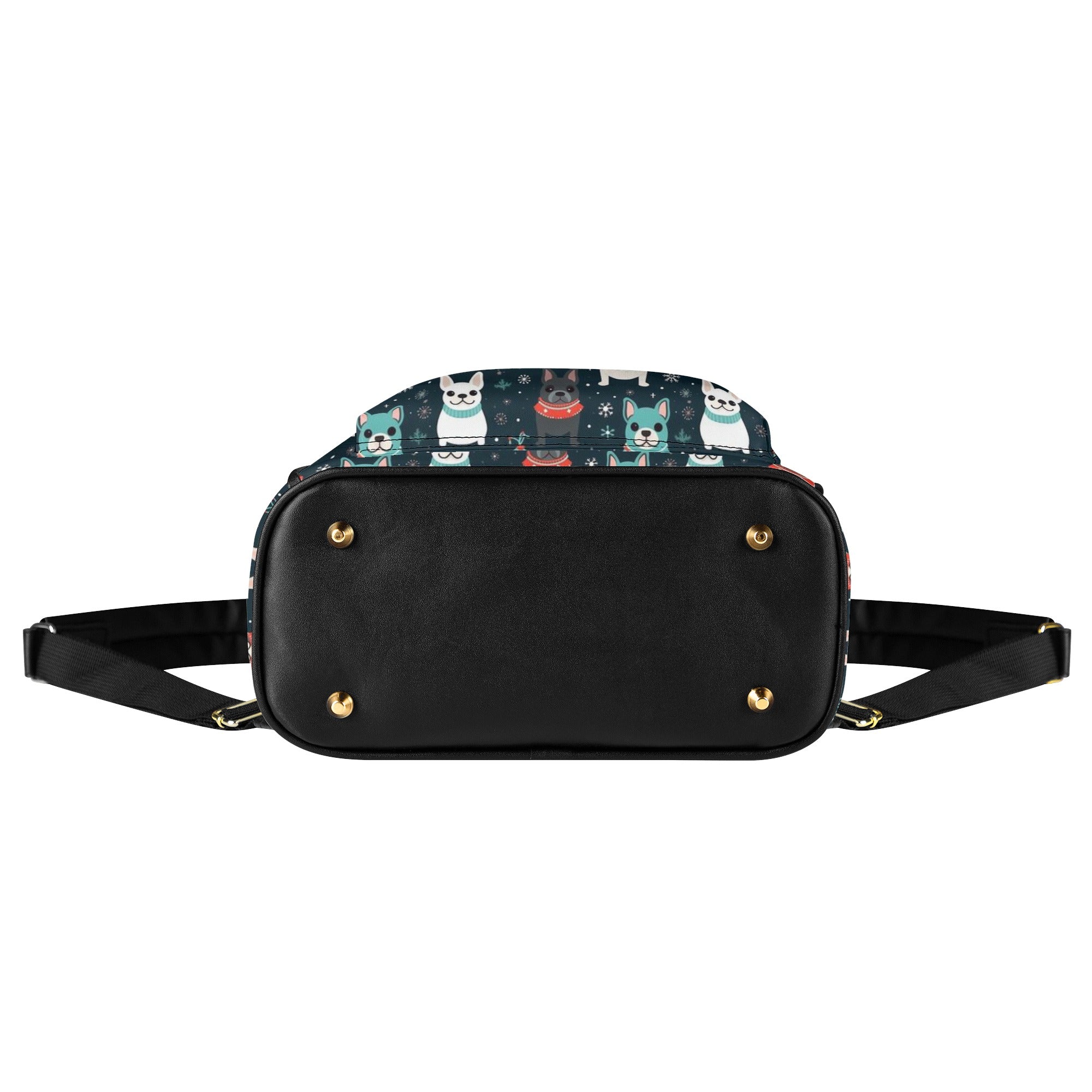 Frenchie-Fan Christmas Vibes - Womens Casual Backpack for Daily Life