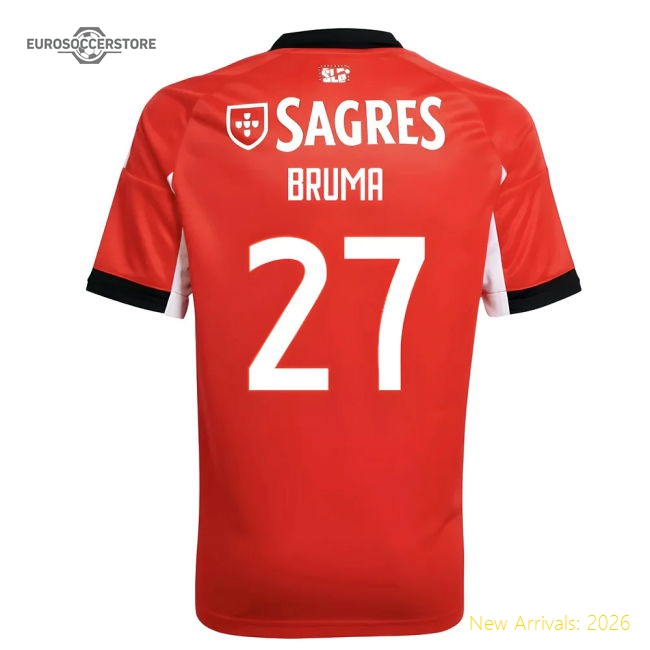 2025-2026 Benfica Home Shirt (Kids) (Bruma 27)
