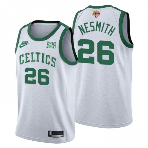Boston Boston Celtics #26 Aaron Nesmith Nike Releases Classic Edition Youth 2022 NBA Finals 75th Anniversary Jersey White Youth