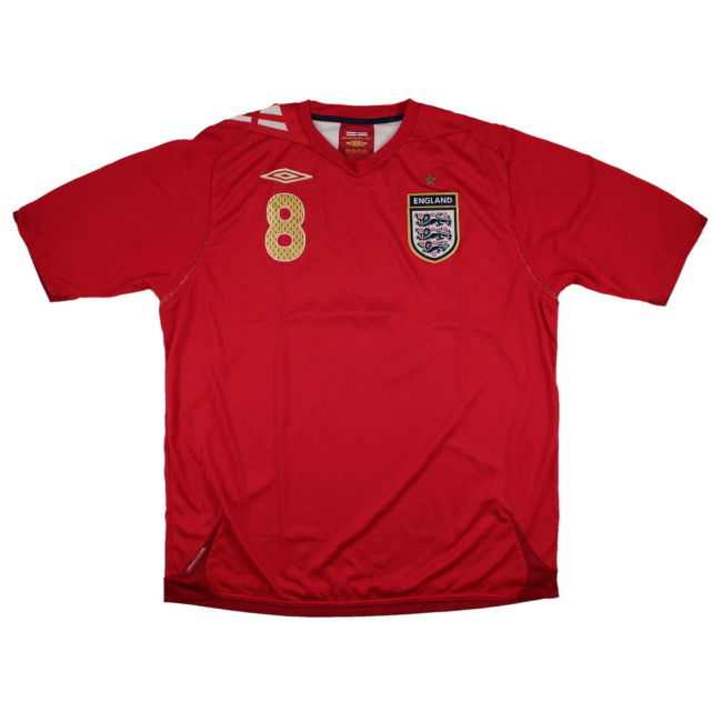 Authentic England 2006-08 Away Quality High Player Durable Performance
