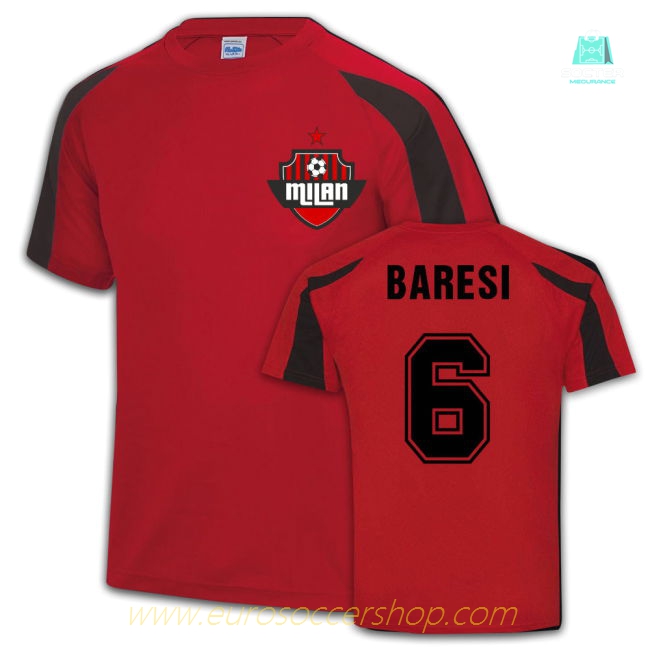 Franco Baresi Ac Milan Sports Training Jersey (red)