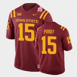 Men's None Game 2021 moisture wicking Brock Purdy #15 away jersey