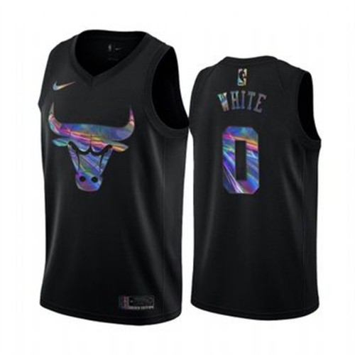 Nike 76ers Black Chicago Bulls #0 Jersey - Discounted NBA Fan Apparel