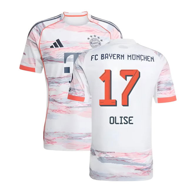 Durable Material Fervent Bayern Bayern Munich Away Shirt Olise #17...
