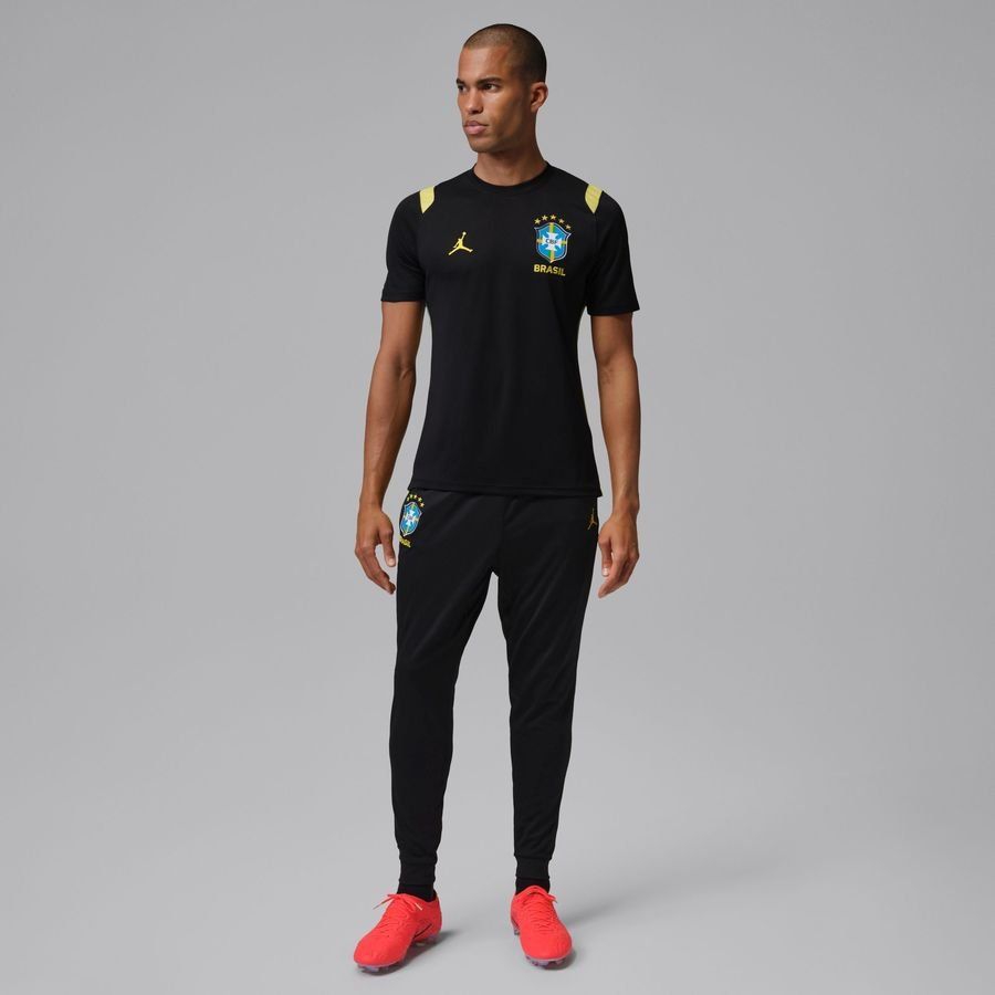 [EFKS] 2026 Brazil Jordan Track Pants Dri FIT Academy Pro World Cup Black/Yellow/Light