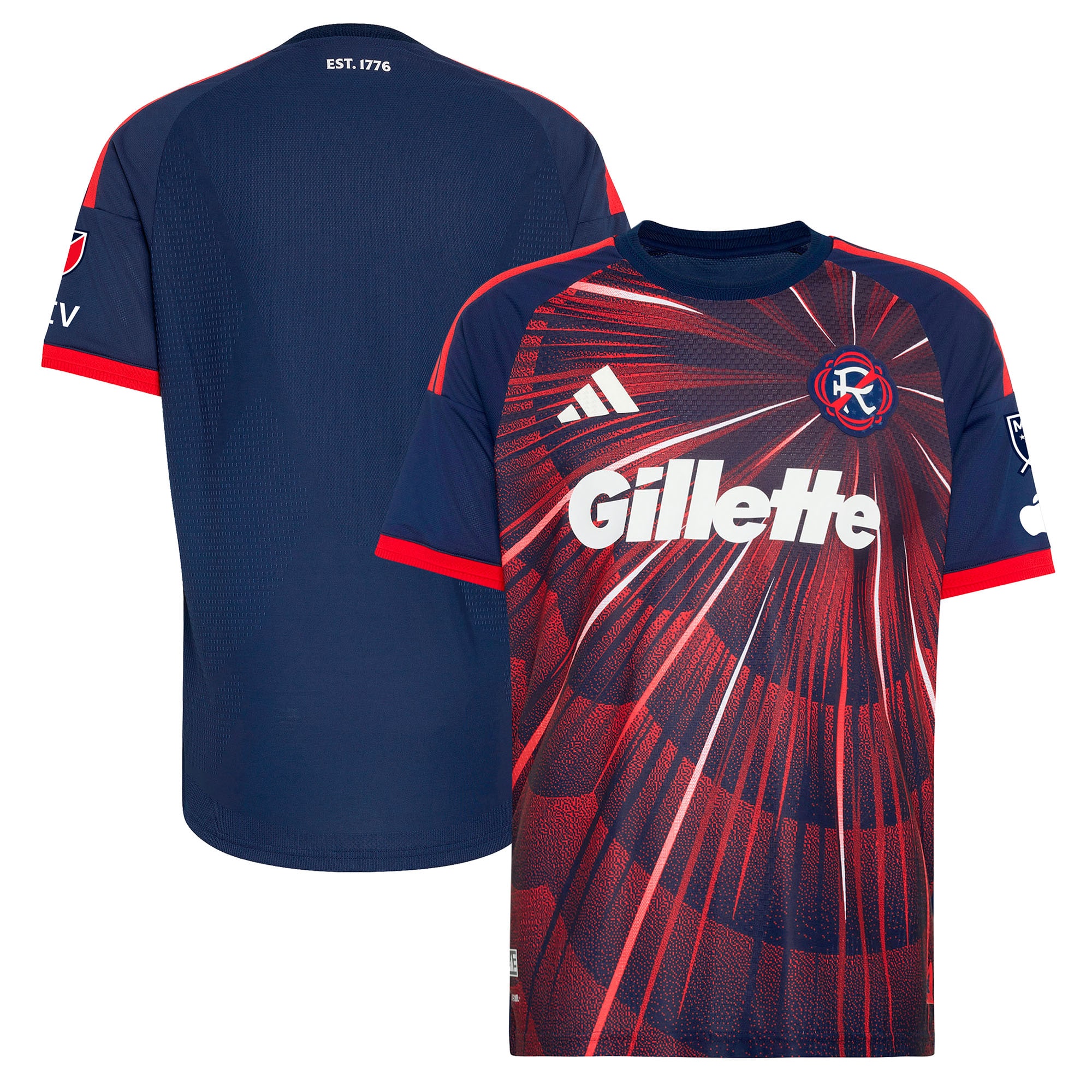 [SJH] New England Revolution 2026 Independence Day On-Field Authentic Patch Jersey - Blue