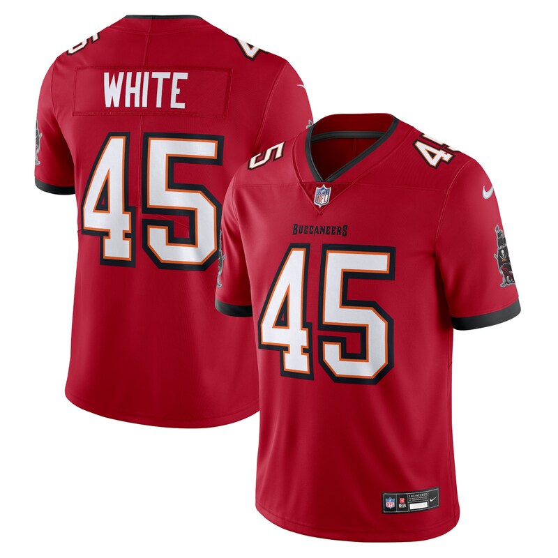 None Devin White Record-Breaker TB Buccaneers Pro-Level Jersey