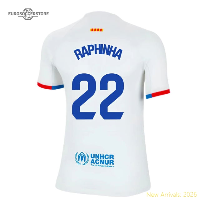 Barcelona 2024-25 Away Fan Version For Kids (Raphinha Match Day Shirt