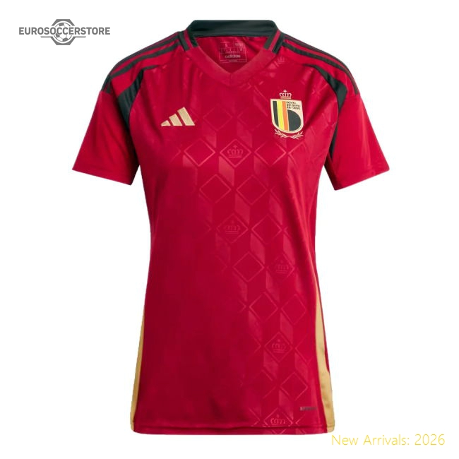 Belgium 2024-2025 Home Jersey - Authentic Climalite Modern